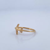 Airplane Ring 1.5gr / Size 7 1/2 / 18K Gold &