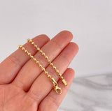 Military Bracelet 5.4g / 7 3/4 in / 2.9mm Yellow Gold 18K