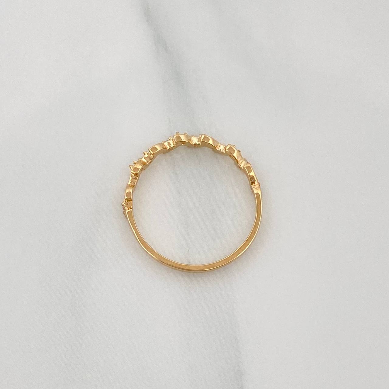 Leaf Ring 1.25 g / T6 3/4 Yellow Gold 18K