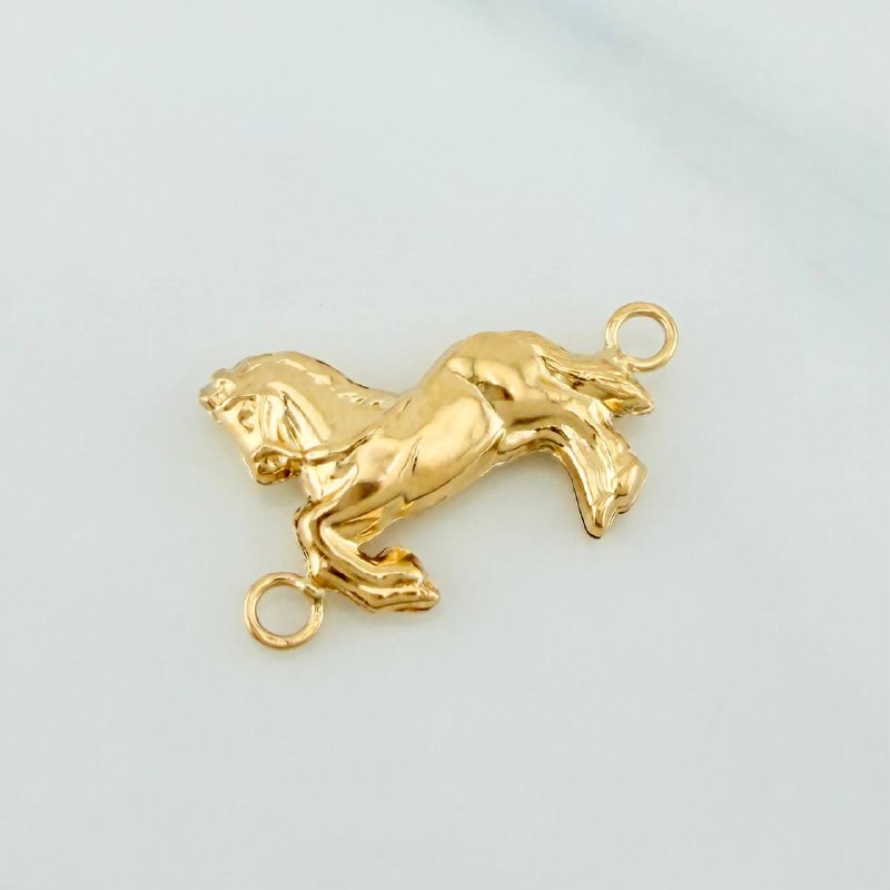 Charm Horse 0.9 g / 3/4 in Yellow Gold 18K