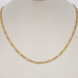 Figaro Chain 1.95gr / 23.6in / 18K Gold +1$