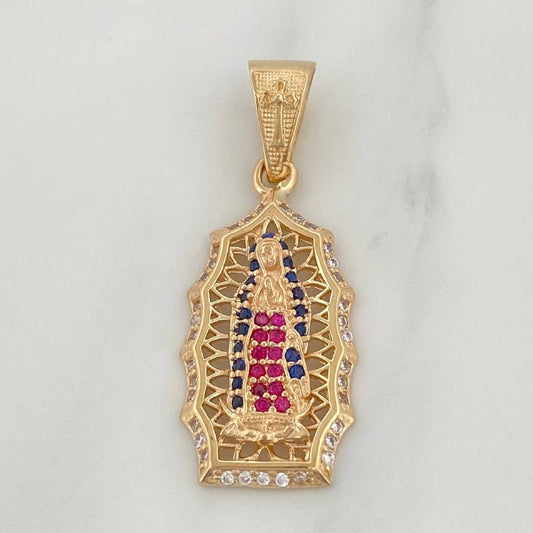 Dije Virgen Guadalupe 3.25 g / 1 1/4 in Oro Amarillo 18K