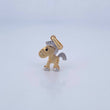 Pendant Articulated Horse 1.9gr / 2.5cm / 18K Gold &