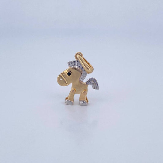 Dije Caballo Articulado 1.9gr / 2.5cm / Oro 18K &