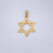David Star Pendant 1.35gr / 1in / 18K Gold