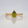 Solitaire Drop Ring 2.15 g / T7 3/4 Yellow Gold 18K