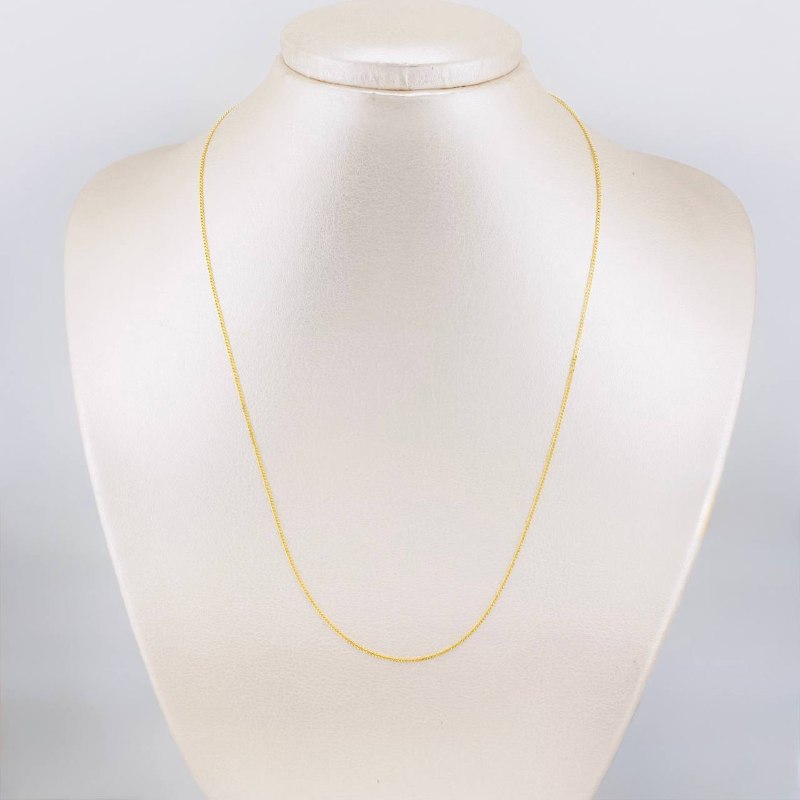 Mini Cuban Chain 1.75g / 18 in / 0.95mm 18K Yellow Gold