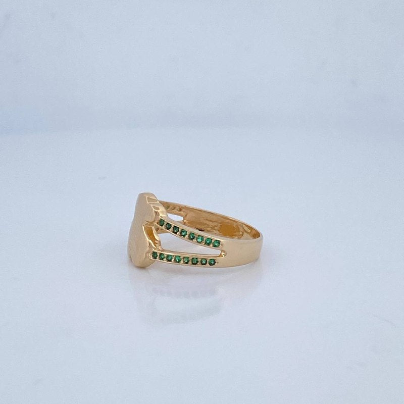 Bear Ring 4gr / Size 6 3/4 / 18K Gold &