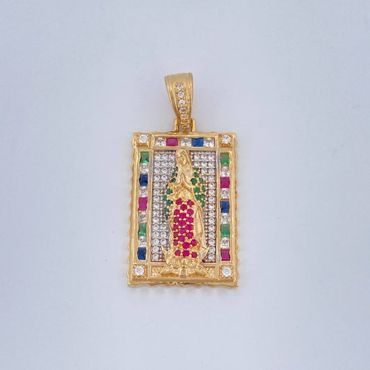 Dije Virgen Guadalupe 7.15gr / 3.5cm / Oro Amarillo 18K $