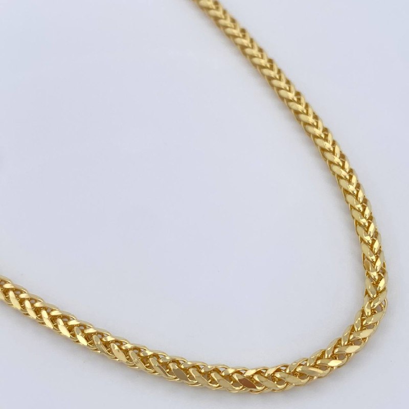 Cadena Franco 8.2gr / 26 in / Oro Amarillo +3 14K Italy &