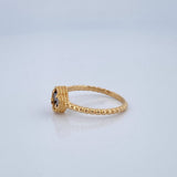 Clover Spheres Ring 1.95gr / Size 7 / 18K Yellow Gold $