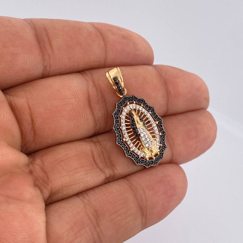 Dije Virgen Guadalupe 4.1gr / 3.5cm / Tres Oros 18K $