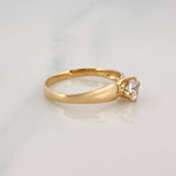 1.75 g Solitaire Ring / T5 3/4 Yellow Gold 18K