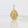Dije Virgen de Guadalupe 0.85 g / 1 in Oro Amarillo 18K