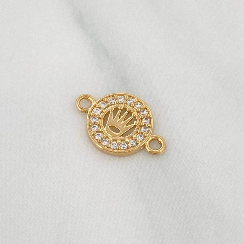 Charm Crown 0.65 g / 1/2 in 18K Yellow Gold