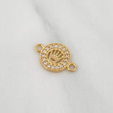 Charm Crown 0.65 g / 1/2 in 18K Yellow Gold