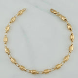 Pulso Rustico Barril 5.6 g / 8 1/2 in / 4.35 mm Oro Amarillo 18K