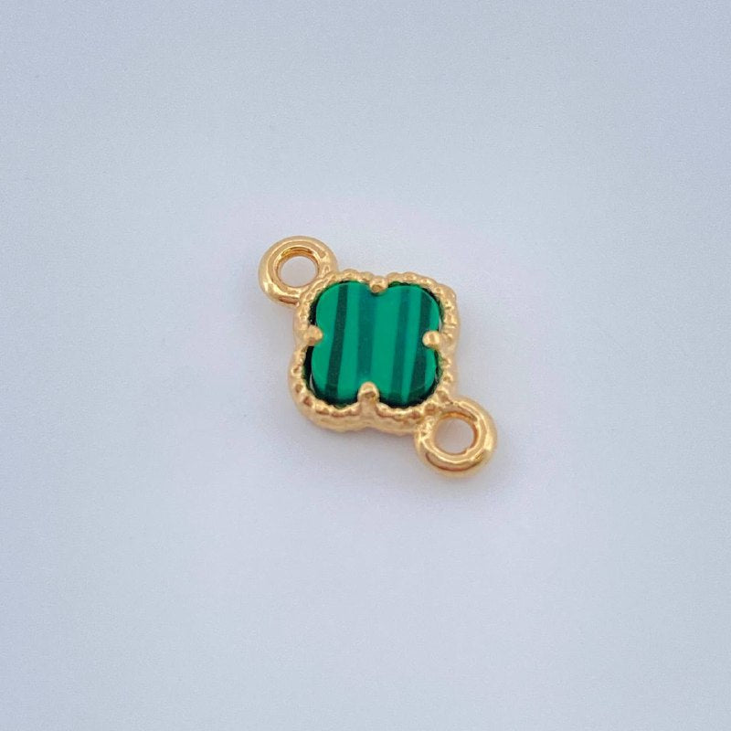 Herraje Trebol 0.65gr / 1/2 in / Oro Amarillo Nac.Esp. 18K &