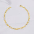 Pulso Fígaro 2.25g / 7 1/2 in / 4.5mm Oro Amarillo 18K