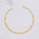 Pulso Fígaro 2.3g / 7 3/4 in / 4.5mm Oro Amarillo 18K