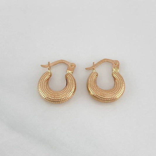 Hoop Earrings Salo 1.15 g / 1/2 in 18K Rose Gold
