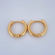 Hoop Earrings Lia 1.35gr / 1/2 in / 18K Gold $