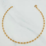 Tobillera Gc 2.95 g / 10 1/2 in / 3.15 mm Oro Amarillo 18K