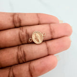 Herraje Virgen Milagrosa 0.6gr / 1/2 in / Oro Amarillo 18K %