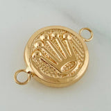 Charm Crown 0.85gr / 3/4 in / 18K Yellow Gold %