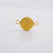 Herraje Circulo Letra A 0.4g / 1/2 in Oro Amarillo 18K