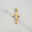 Dije Cruz Cristo 0.75gr / 1 in / Oro Amarillo 18K &