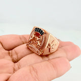 Horseshoe Ring Horses 9.05 g / T11 18K Rose Gold