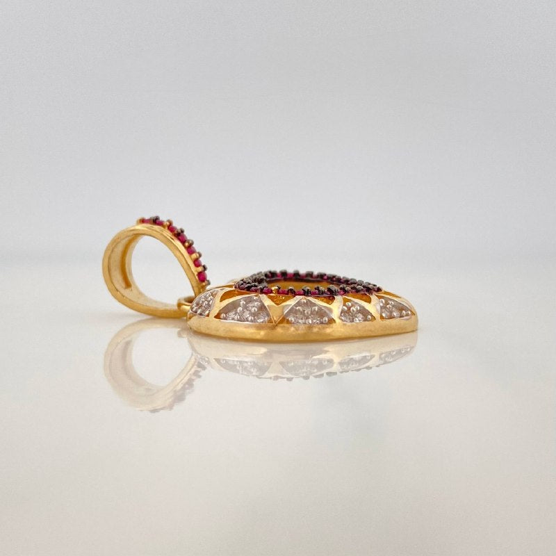 Dije Corazon 3.7 g / 1 in Tres Oros 18K