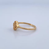 Anillo Trebol 1.95gr / T6 1/2 / Oro 18K &