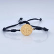Black Woven San Benito Bracelet 0.8gr / 18K Gold $