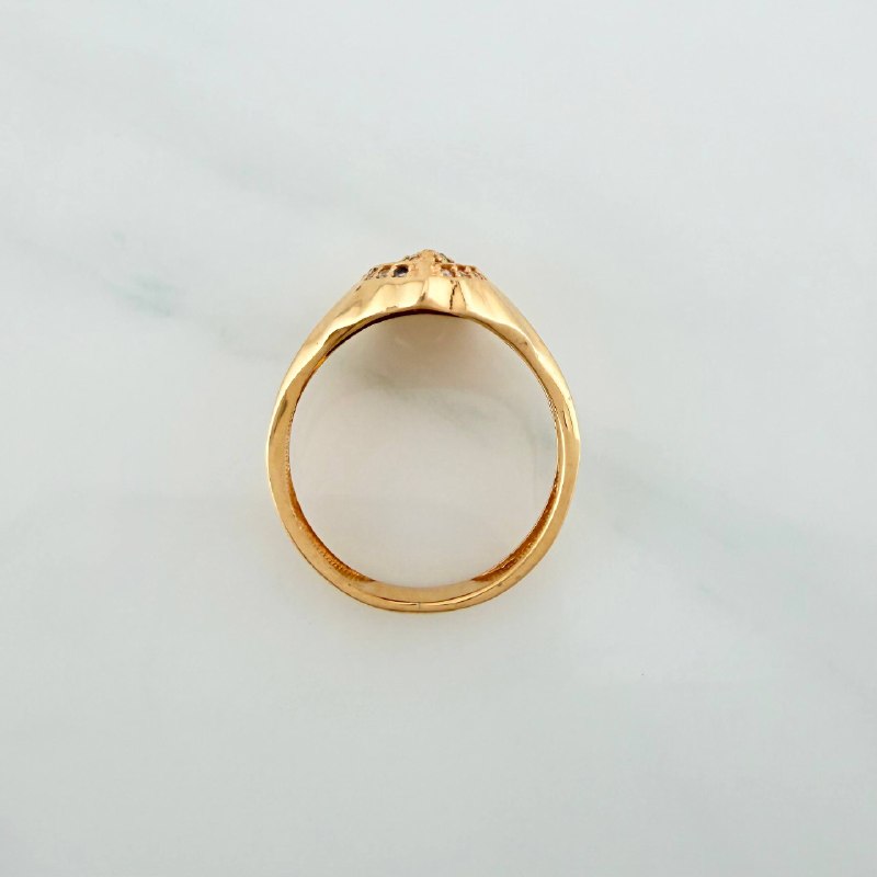 Anillo Virgen De Guadalupe 4.35 g / T7 1/2 Oro Amarillo 18K