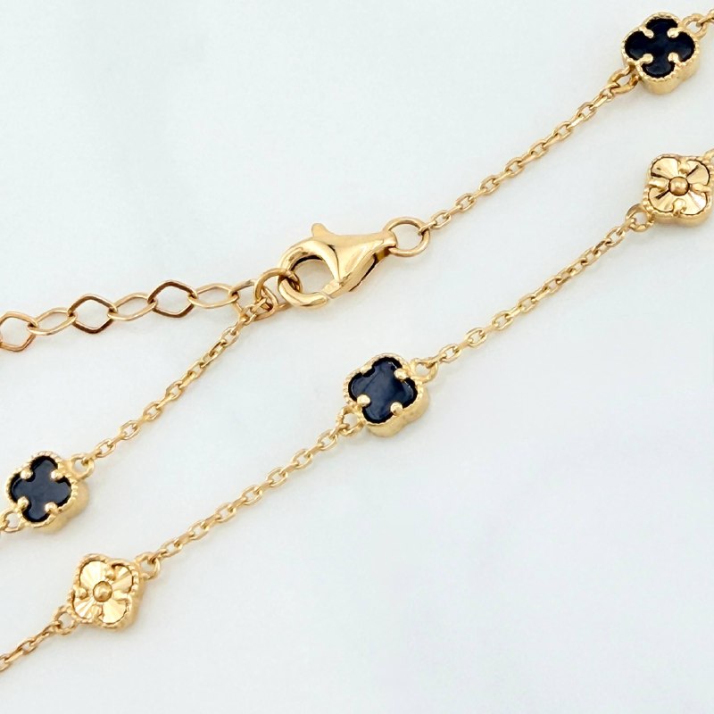 Clover Bracelet Classic Link 3.1 g / 8 1/4 in / 4.7 mm 18K Yellow Gold