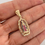 Dije Virgen Guadalupe 3.25 g / 1 1/4 in Oro Amarillo 18K