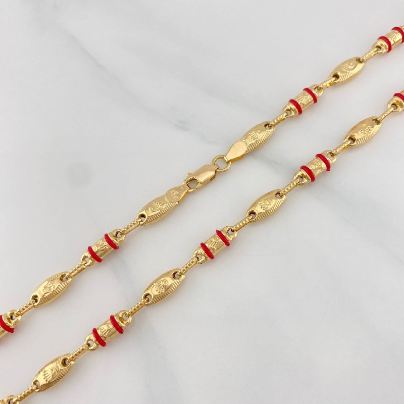 Rustic Chain Crown 15.05 g / 24 1/2 in / 3.8 mm 18K Yellow Gold
