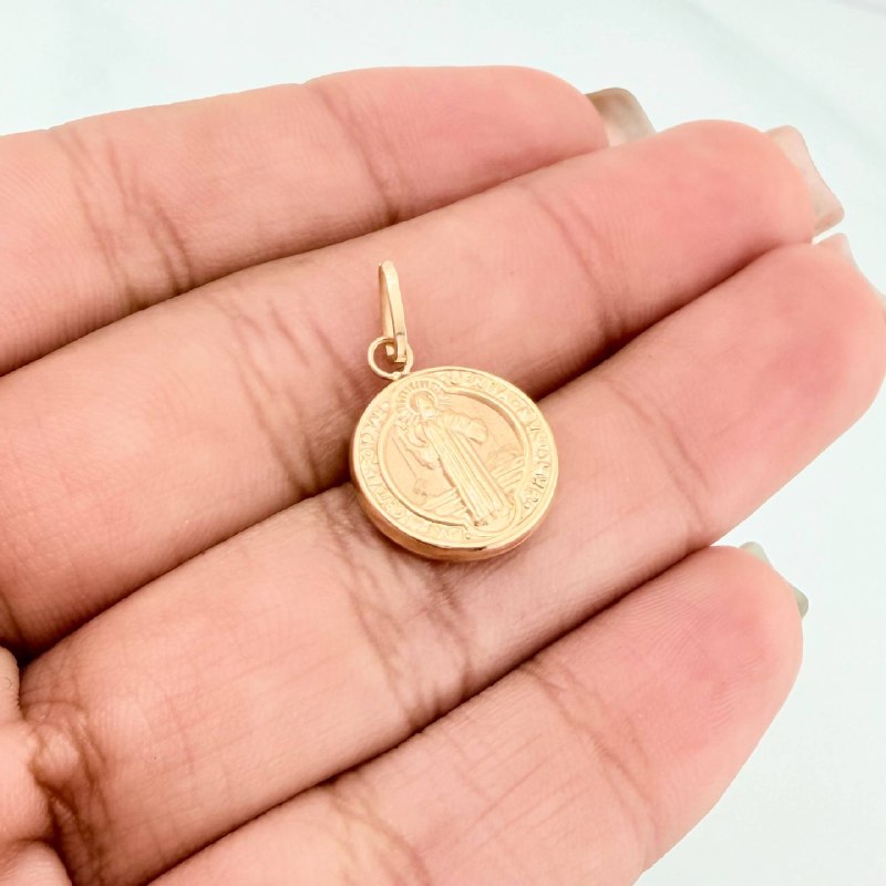 Pendant San Benito 0.85 g / 3/4 in Yellow Gold 18K