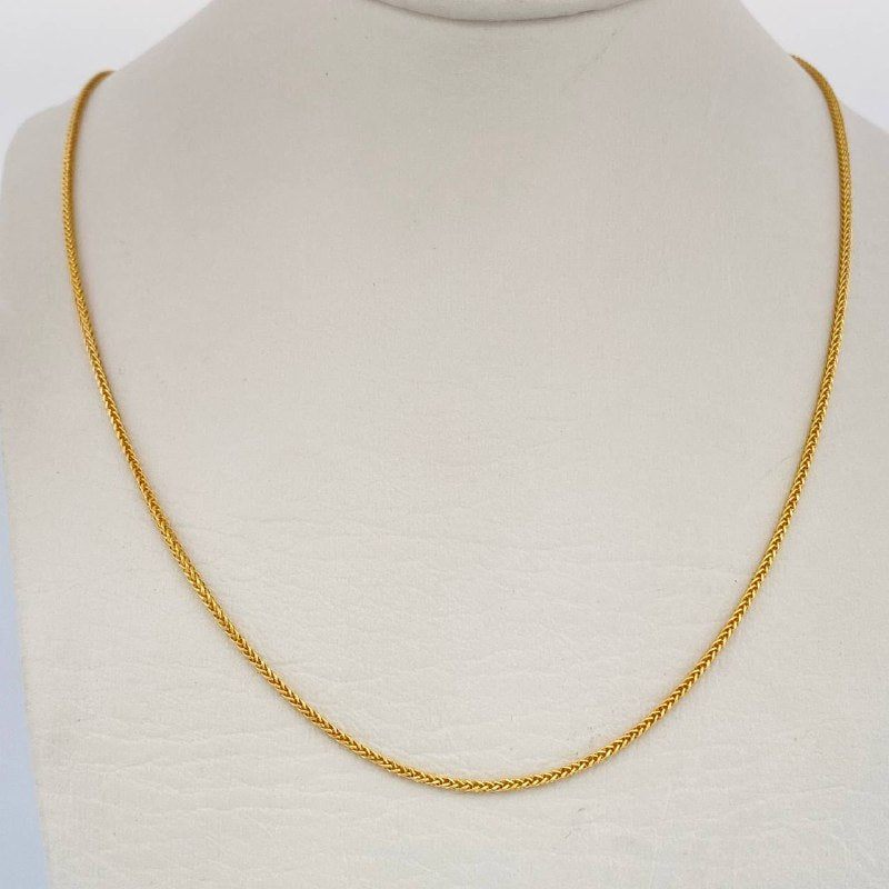Franco Chain 2.3gr / 19.7in / 18K Gold +3 $