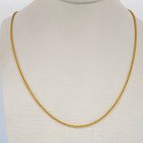 Franco Chain 2.3gr / 19.7in / 18K Gold +3 $