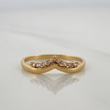 Tiara Ring 1.25gr / T5 / 3/4 in / Yellow Gold 18K &