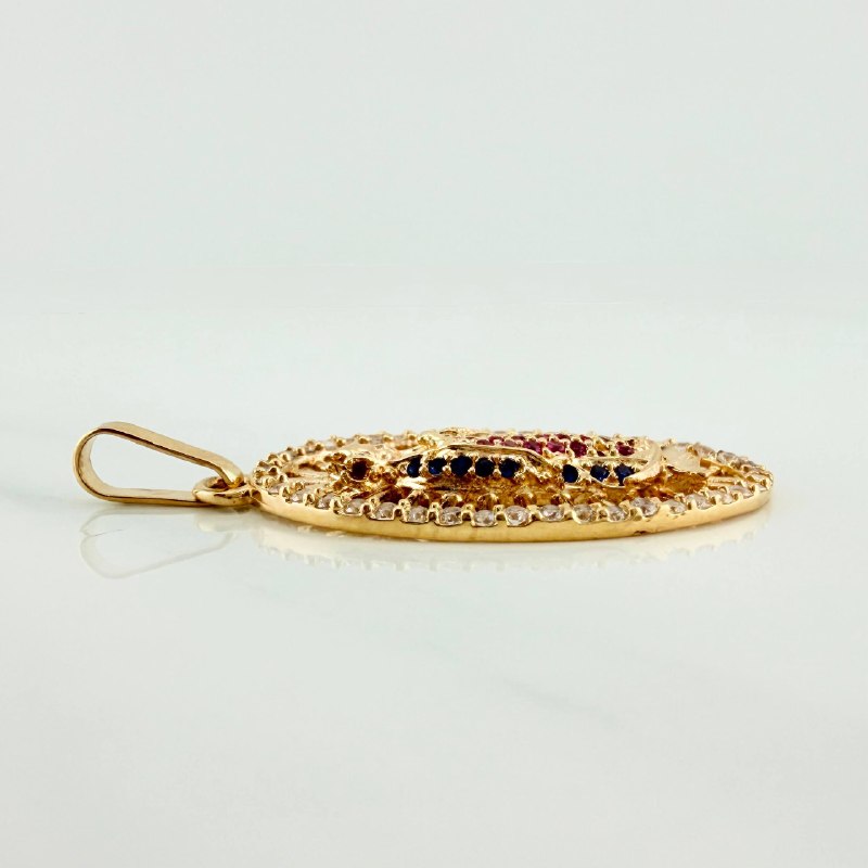 Dije Virgen De Guadalupe 3.55 g / 1 1/2 in Oro Amarillo 18K