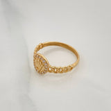 Cuban Crown Ring 1.9 g / T5 3/4 Yellow Gold 18K