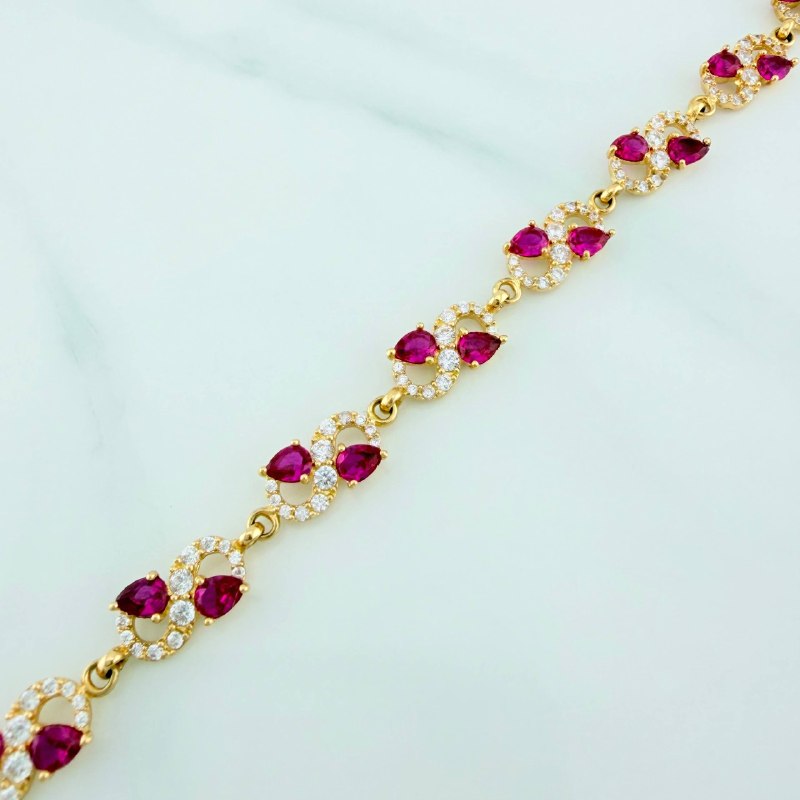 Pulso Infinito 9.3 g / 7 in / 6.3 mm Oro Amarillo 18K