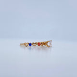 Heart Churumbela Ring 1.25gr / Size 5 1/4 / 18K Gold