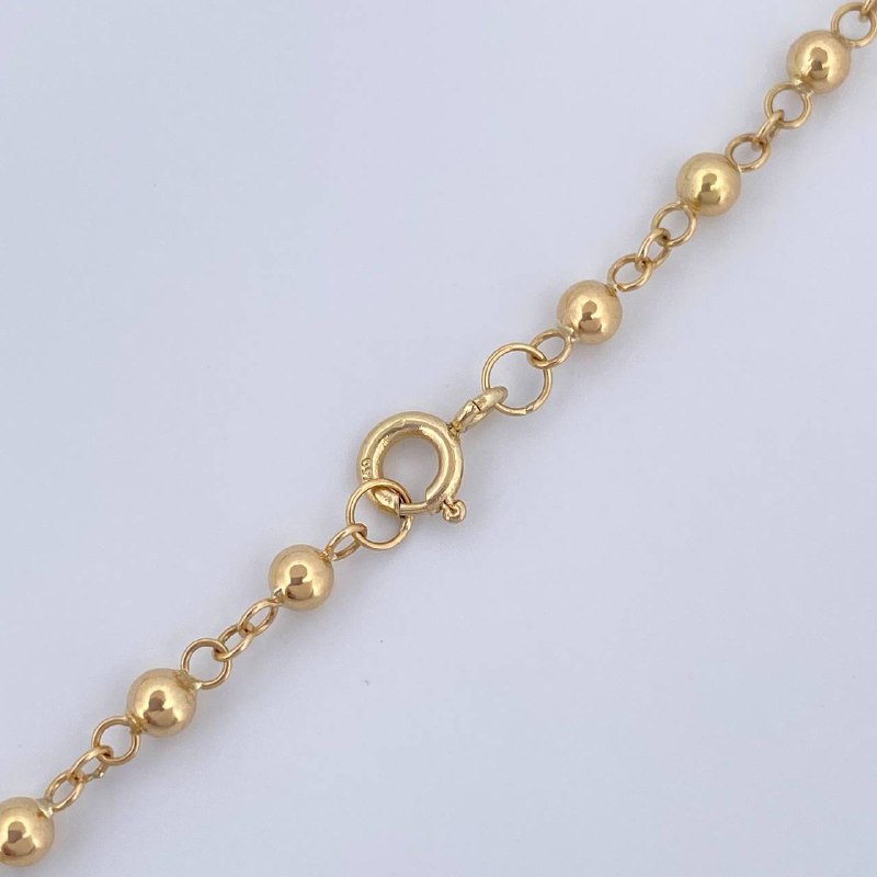 Miraculous Virgin Rosary 6gr / 49.5cm / 18K Yellow Gold &