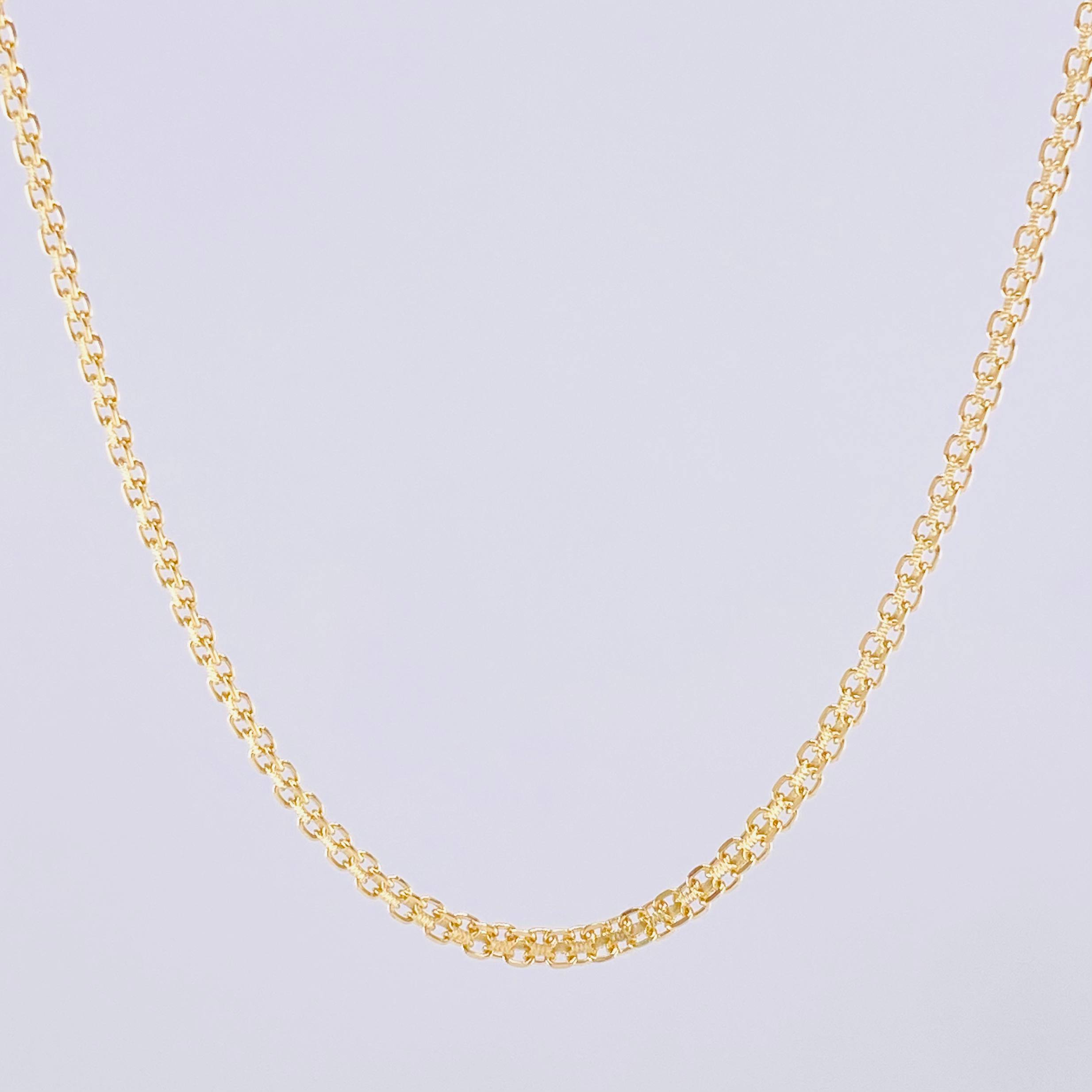 Bismark Chain 5.45g / 24 in / 2.2mm Yellow Gold 18K