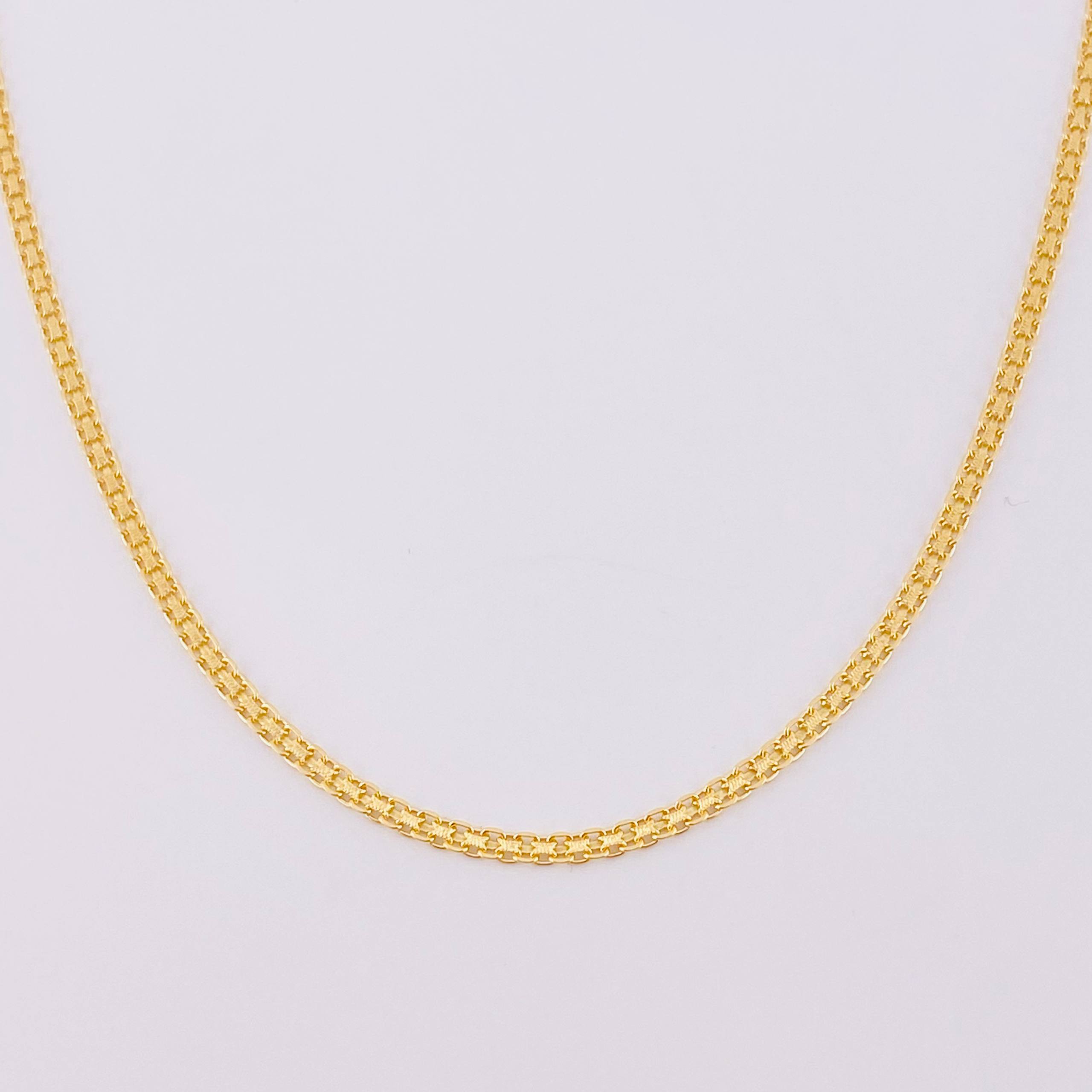 Bismark Chain 5.45g / 24 in / 2.2mm Yellow Gold 18K